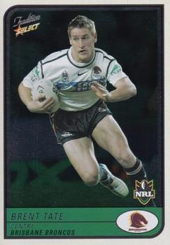 2005 Select Tradition - Foil Parallel #8 Brent Tate Front